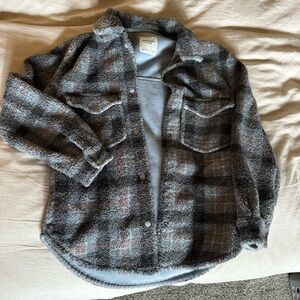 Abercrombie & Fitch Sherpa Shacket